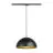SLV Railspot Hanglamp Forchini M 40 1-Fase Staal Zwart | Geschikt voor 1x E27 