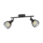 Eglo Plafondlamp Sonni Staal Zwart | IP20 - Geschikt voor 2x E14 